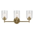 thumbnail image 7 of 45886NBR Kichler Lighting Winslow - 3 Light Bath Vanity Approved for Damp Locations - with Contemporary inspirations - 9.25 inches tall by 21.5 inches, 7 of 7