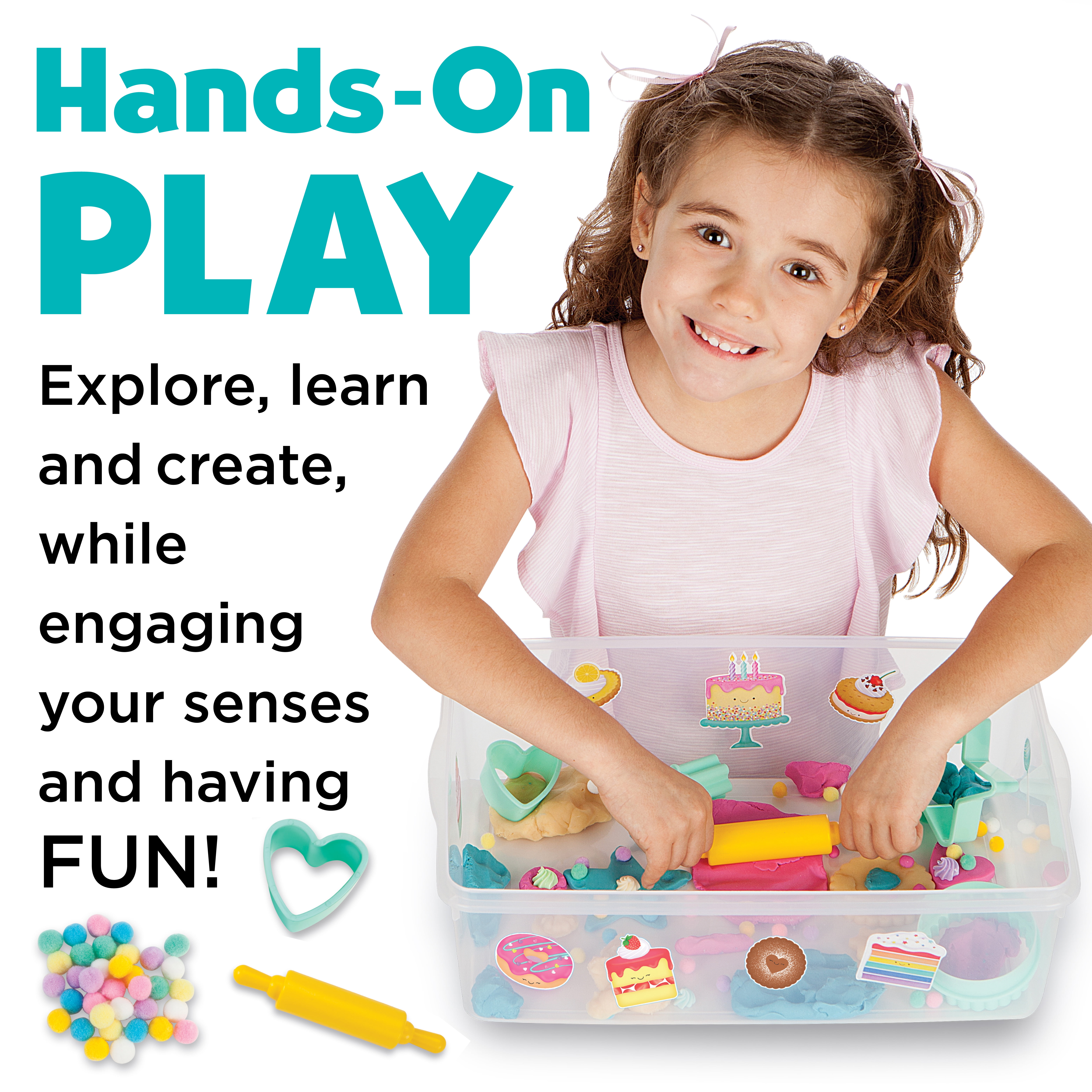 Creativity for Kids Sensory Bin Bake Shop- Child Sensory Art and Craft Kit for Boys and Girls