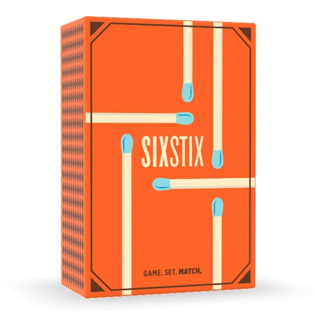Juego de cartas Sixstix: ¡acertijos lógicos y visuales para una diversión inteligente! Juego de estrategia Juego familiar para niños y adultos mayores de 8 años De 1 a 4 jugadores Tiempo de juego de 3