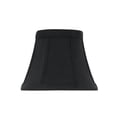 thumbnail image 2 of Aspen Creative 30271-5 Small Bell Shape Chandelier Clip-On Lamp Shade Set (5 Pack), Transitional Design in Black, 4" bottom width (3" x 5" x 4" ), 2 of 6