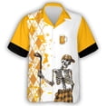 thumbnail image 4 of Camisa hawaiana con gráfico de golf divertido para hombre, camisas hawaianas con estampado 3D de moda para club, blusas casuales de verano para la calle, blusas deportivas de manga corta con solapa, 4 of 5