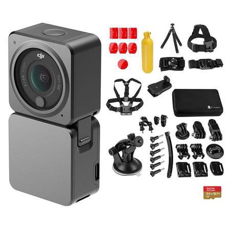 UPC: 0192223197596 | Action 2 4K Ultra HD Power Combo Camera Bundle with 64GB microSD Memory Card  Froggi Extreme Sport 40-pc Accessories Kit
