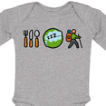 thumbnail image 4 of Inktastic Hiking Eat Sleep Hike Boys or Girls Long Sleeve Baby Bodysuit, 4 of 5