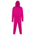 thumbnail image 1 of Comfy Co - Mono / Pijama de una Pieza Liso con Capucha Unisex (280 GSM) (Rosa chillón) Comfy Co UTRW391_hotpink, 1 of 1