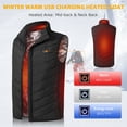 thumbnail image 6 of Liwarace Heated Vest 9 Heating Zones with 10000mAh Battery Pack Electric Heating Jacket, 6 of 13