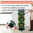 thumbnail image 4 of 7 Tier Stackable Planter Vertical Garden With Various Accessories for Vegetables, Flowers, Herbs, Succulents, Microgreen Gardening - Green, 4 of 7