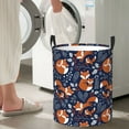 thumbnail image 6 of Uemuo Cute Foxes Pattern Circular Laundry Hamper Basket with handles,Collapsible laundry basket,Large capacity laundry hamper,Laundry Organizer-Small, 6 of 8