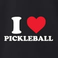 thumbnail image 3 of Wild Bobby I Heart Pickleball Classic I Love Pickle Ball Sports Unisex Hoodie Sweatshirt, 3 of 6