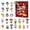 F, variant on Festival Advent Calendar Contains 24 Gifts, Festival Cute Figures Doll Advent Calendar, Festival Countdown Calendar With Surprise Toys, FestivalCollec