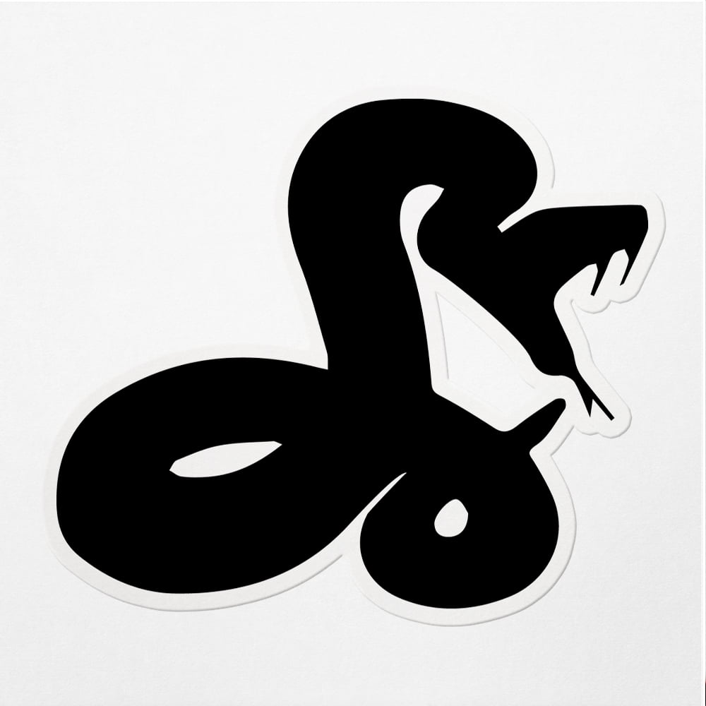 Vinyl Stickers Decals Of Rattlesnake Illustration Waterproof Apply