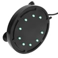 thumbnail image 3 of Difusor de oxígeno con luces LED para acuario, piedra de aire, tanque de peces, burbujeador, enchufe estadounidense de 110-240V, 3 of 12