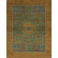 thumbnail image 1 of Ahgly Company Machine Washable Indoor Rectangle Abstract Saddle Brown Area Rugs, 7' x 9', 1 of 7