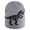 Grey, variant on Jacquard Dinosaur Skeleton Knit Beanie - Warm Unique Winter Woolen Hat (Green, One Size)