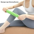 thumbnail image 3 of Manyache 10 Wheels Massage Roller Muscle Sore Pain Relief Deep Tissue Relaxation Physical Therapy Leg Arm Belly Back Full Body Roller Massager Stick Shaft Rolling Pin, 3 of 7