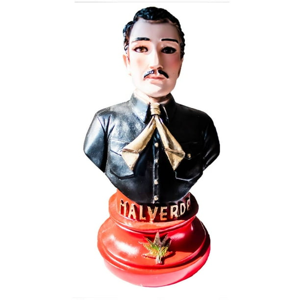 Jesús Malverde Imagen En Resina / Preparada Y Ritualizada