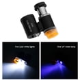 thumbnail image 1 of Lupa Lupa Microscopio portátil 60x Luz LED Lámpara UV Lupa óptica (Negro), 1 of 5