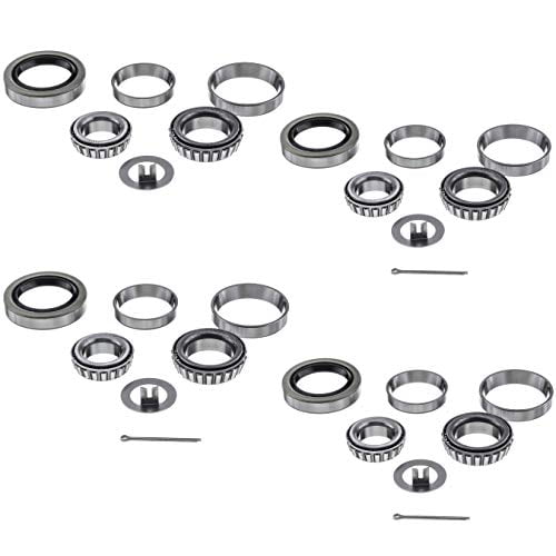 L68149/11 for #84 Spindle,1.719,10-19 Seal 4 Sets 3500lbs Trailer Axle Bearing Kit L44649/10 