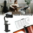 thumbnail image 2 of ABS Guitar Mobile Phone Holder with 360-Degree Rotation for Guitars of Various Sizes and Guitar Players' Practice and Performance Shooting, 2 of 8