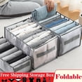 thumbnail image 4 of Organizador De Ropa Plegable Pantalones Jeans Caja De Almacenamiento Interior Cajón Separador Organización, 4 of 4