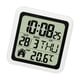 thumbnail image 3 of Reloj de pared con termómetro digital para cocina, pantalla digital grande, pantalla de temperatura versátil, fácil de instalar, resistente al agua, 3 of 8