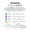 thumbnail image 4 of MEE audio Matrix Cinema Bluetooth wireless headphones with aptX Low Latency and CinemaEAR audio enhancement for clearer sound in TV shows and movies (Renewed), 4 of 5