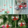 thumbnail image 7 of Tutuviw 30Pcs 3.1" Christmas DIY Clear Thickeness Acrylic Fillable Balls Large Clear Ball Ornaments Fillable Christmas Tree Decor Balls Baubles Craft Transparent Ball Gifts for Xmas Tree Hanging Decor, 7 of 7
