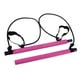 thumbnail image 5 of Kit de barra de pilates, banda de resistencia para gimnasio, tubo de ejercicio, tonificador de abdominales, entrenamiento de glúteos Rosado, 5 of 9