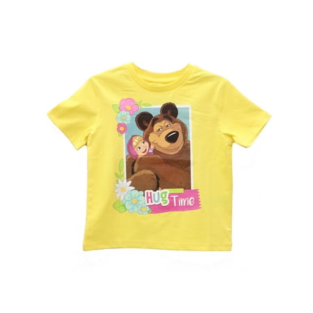 UPC: 0195466001538 | Masha and The Bear Hug Time Graphic T Shirt