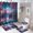 Ship-9, variant on Fantasy Ship Print Shower Curtain Set 4-Set Moonlight Magical Night Scene Bathroom Decor Set Includes Floor Mat,Toilet Cover Mat,U-Mat ,Shower Curtain with 12 Hooks,72inx72in