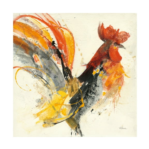Trademark Fine Art 'Festive Rooster I' Canvas Art by Albena Hristova