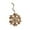 Khaki, variant on AYktou Snowflake Christmas Ornaments-Hand Woven Hollow Snowflake Pendants Christmas Tree Decorations Christmas Gift for Wedding Party Holiday Wall Decoration