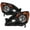 Black Housing Clear Lens, variant on Spec-D Tuning Smoke Headlights Compatible with 2005-2006 Honda CR-V models made in Japan only