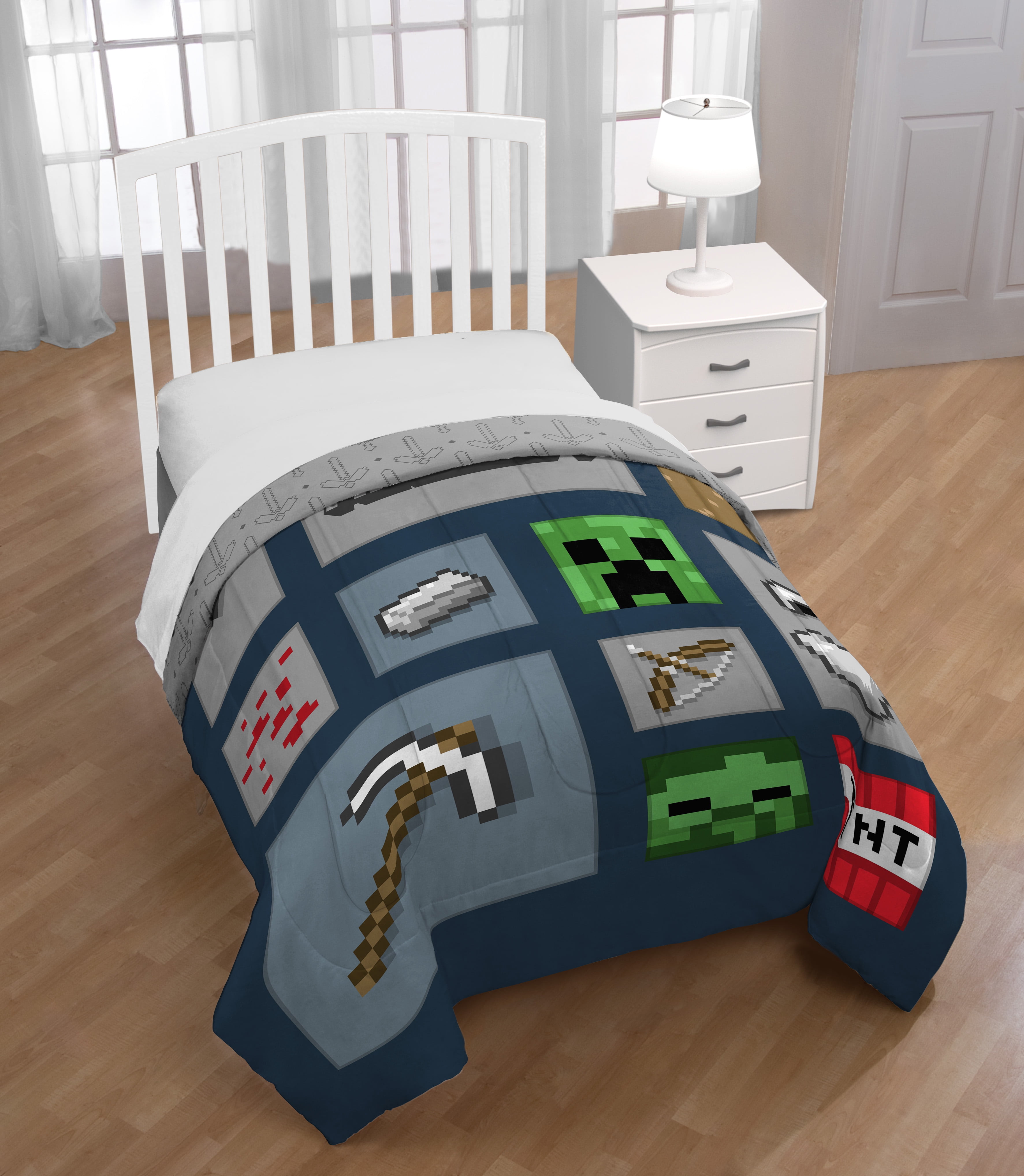 minecraft sheets walmart