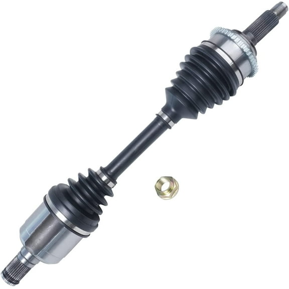 Detroit Axle - Front Left CV Axle for Ford Fusion Lincoln Zephyr Mercury Milan Mazda 6, Driver Side CV Axle Assembly Replacement