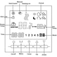 thumbnail image 2 of Digital heating thermostat 2-wire connection with programming for 6 working days and 2 weekend periods, 2 of 4