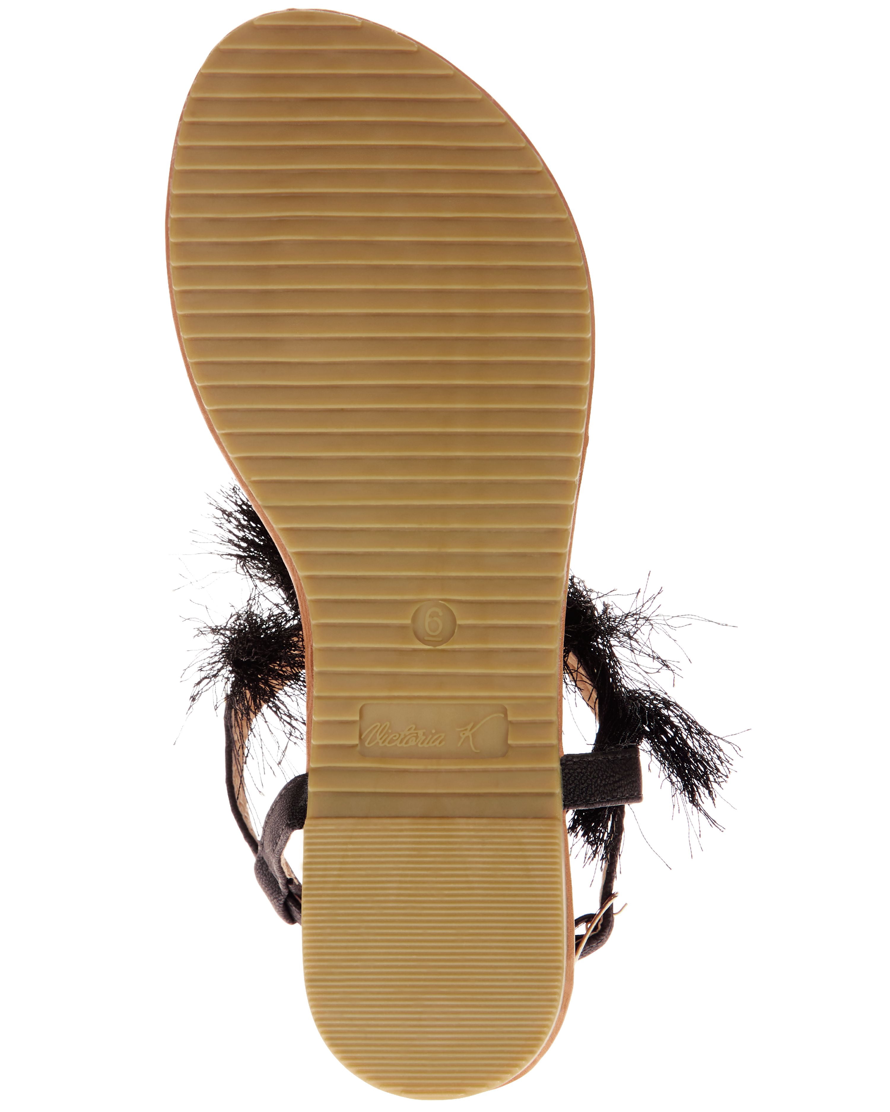 Victoria K Women's Fringe Design sandals