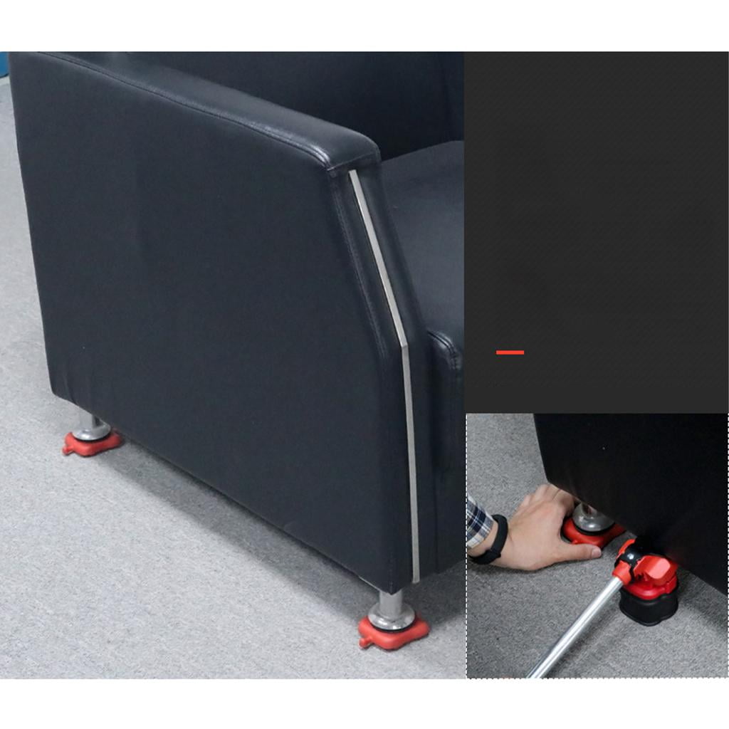 Fzaqwen Furniture Mover Tool Set Heavy Stuffs Transport Lifter Wheeled Mover Roller with 13Pcs