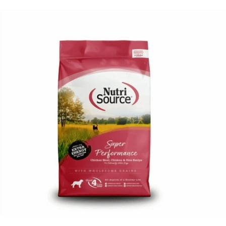 NutriSource Super Performance Chicken & Rice Dry Dog Food 40 lb