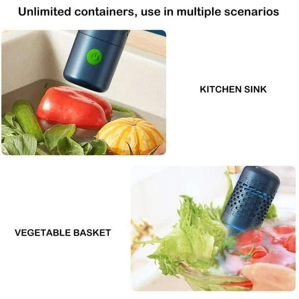 Machine à laver portable à ultrasons pour fruits et légumes