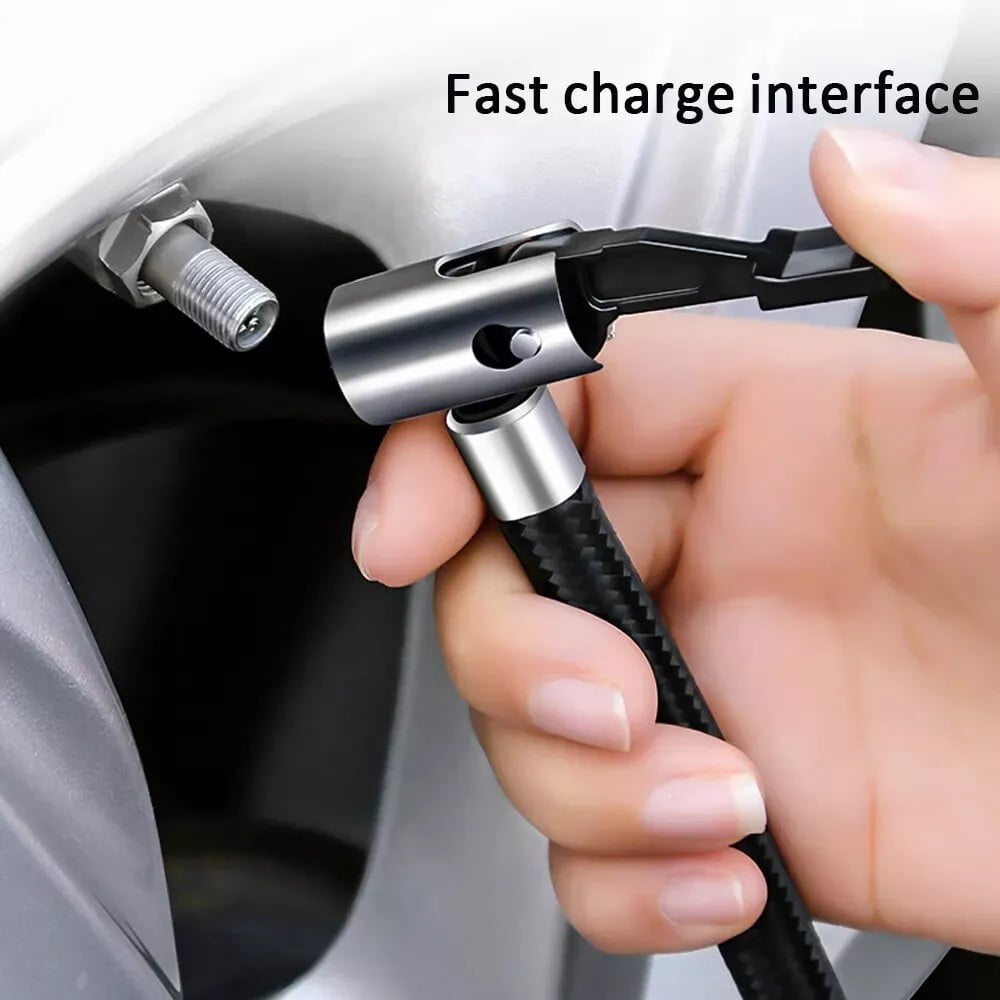 Emlimny 150 PSI Digital Tire Inflator - Fast Inflation, Portable Electric Air Pump for Car, SUV, Truck - 12V Auto Compressor with LCD Display