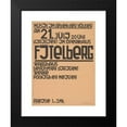 thumbnail image 2 of Kurt Schwitters 11x14 Black Modern Framed Museum Art Print Titled - Music in the Life of the Peoples, on July 21, 8 P.M., Conducted in the Fitelberg Opera House, Warsaw Famous Conductor, Works of Pol, 2 of 5