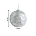 thumbnail image 3 of Efavormart 4 PCS 6" Groovy Glass Mirror Disco Ball Party Decoration for Wedding Event Birthday Party, 3 of 10