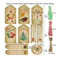 thumbnail image 4 of 150 Pieces Christmas Packing Bags Hanging Tags with Ropes Kraft Paper Labels DIY Decoration Winter Festival Wrapping Accessories MC1-23, 4 of 7
