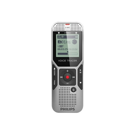 Philips Voice Tracer DVT1000 - Voice recorder - 2 GB - black, shadow silver