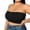 Black, variant on Women's Plus Size Strapless Bandeau Bra, Seamless Push-Up Tube Top with Anti- Silicone Grip, Comfort Wire-Free Full Bust Support for Daily Wear