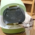 thumbnail image 2 of Cats Litter Pans Plastic Rabbit Litter Box Easy Cleaning With Lid No Residues Easy Cleaning Smooth Surfaces, 2 of 8