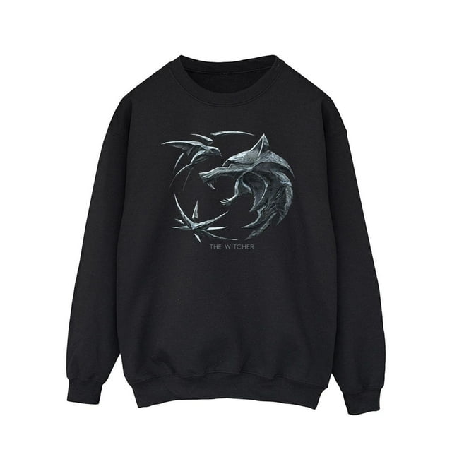 Netflix Chandail en Molleton Logo Loup Sorcier pour Hommes