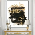 thumbnail image 3 of drift II Or et Noir - Toile Encadrée Moderne Glam, 3 of 3