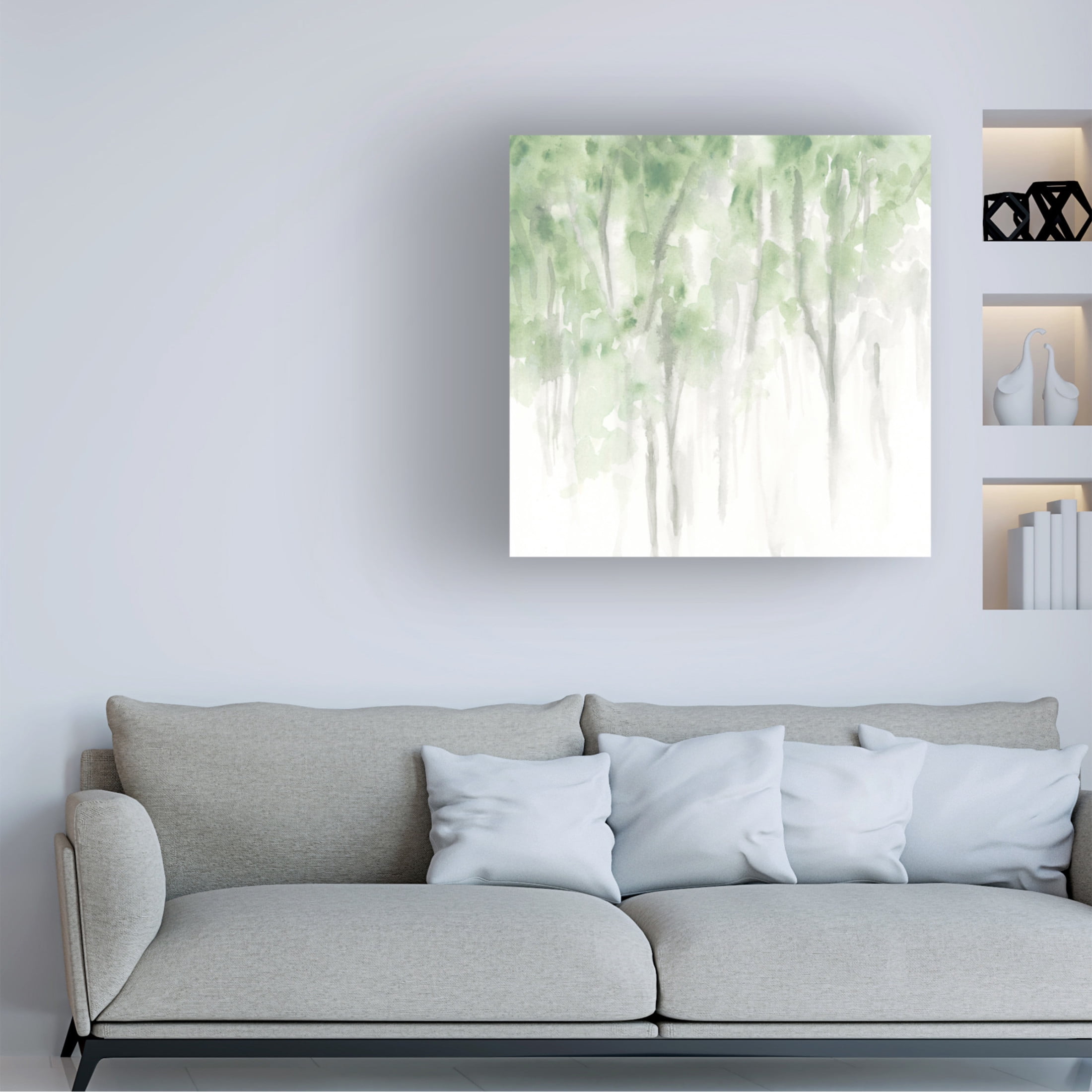 Trademark Fine Art June Erica Vess Misty Grove II Canvas Wall Art