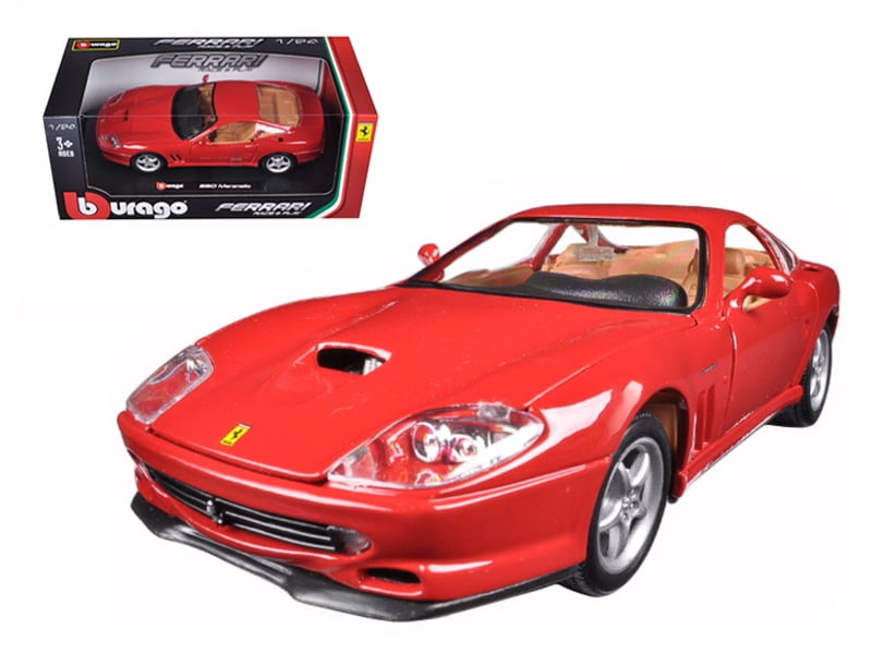 Yellow Ferrari 550 Barchetta Highly Detailed 1:43 Scale Diecast Model 